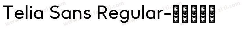 Telia Sans Regular字体转换